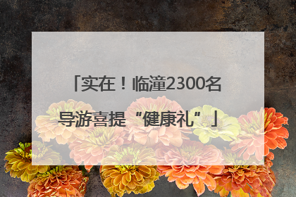 实在！临潼2300名导游喜提“健康礼”